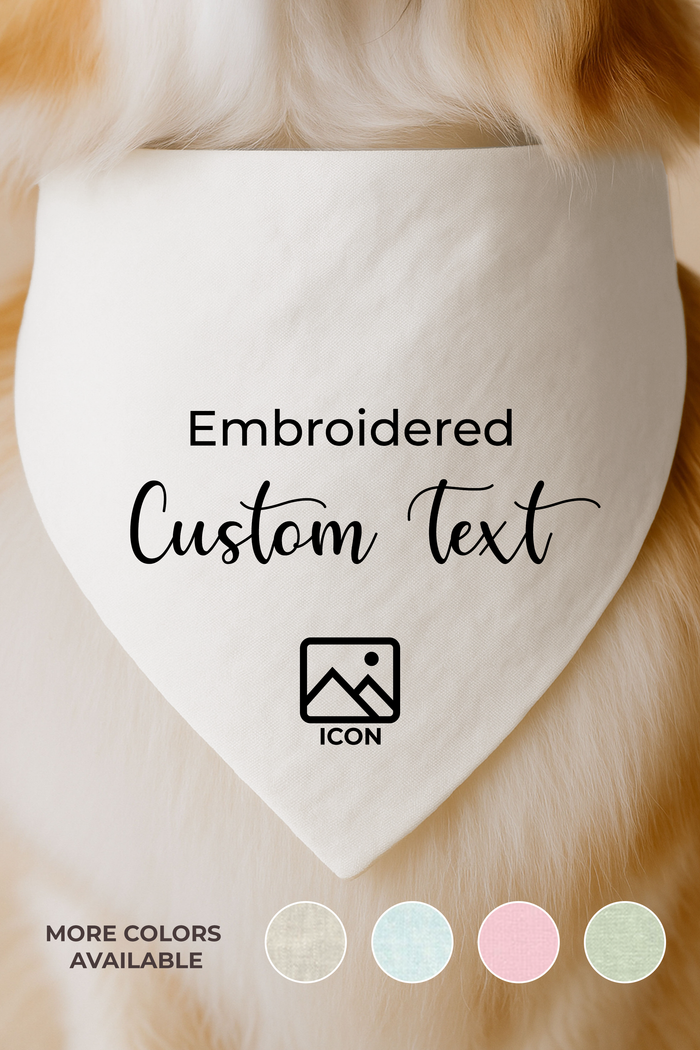 Design Your Bandana | Icon Under Text