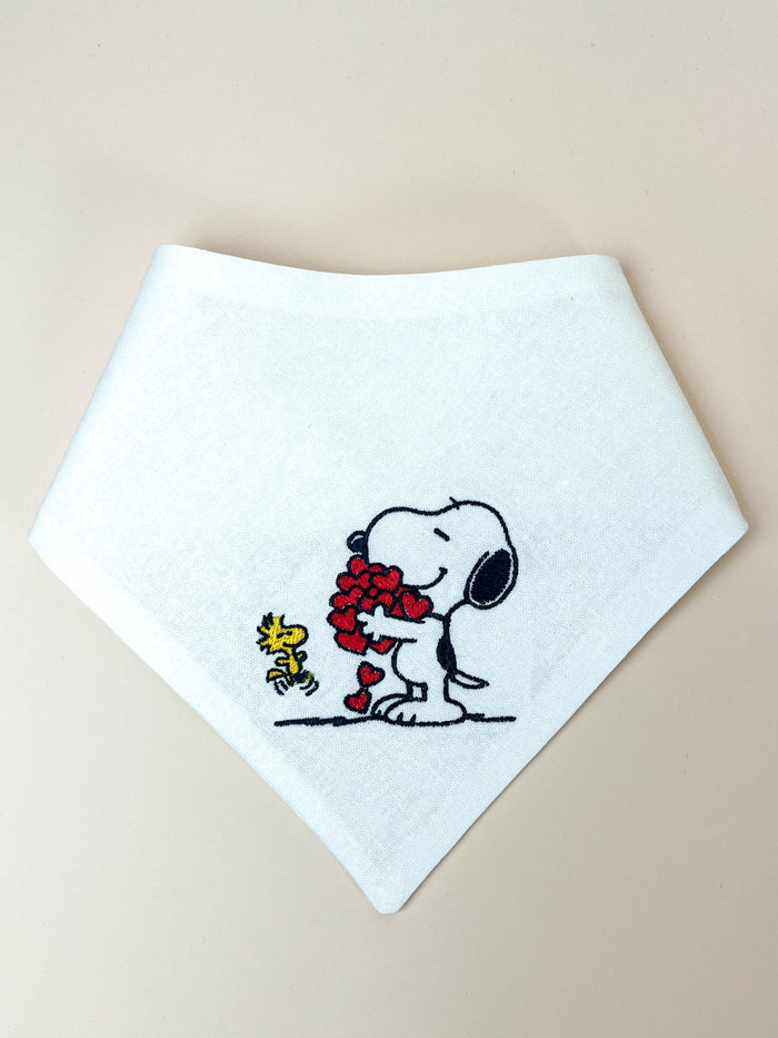 Spreading Love Embroidered Dog Bandana