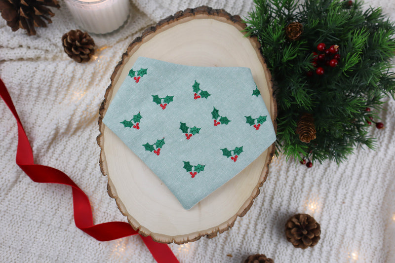 Christmas dog bandana