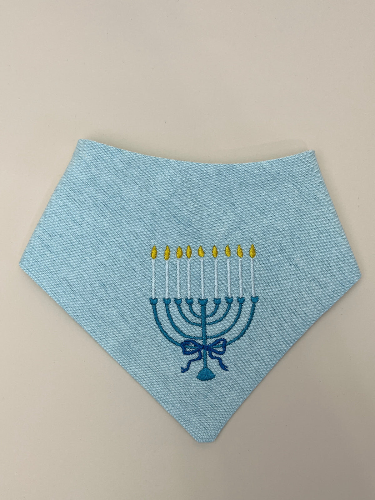 Hanukkah Embroidered Dog Bandana