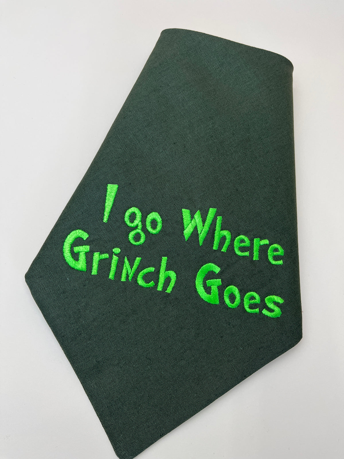 Holiday Mischief Embroidered Dog Bandana - Canoodle Company