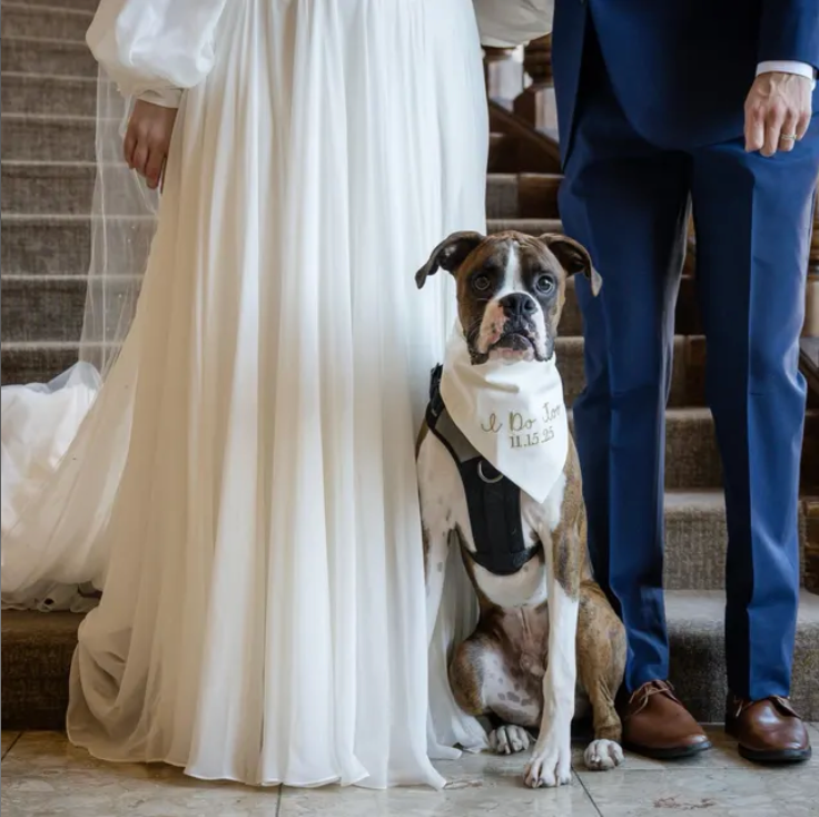 I do too with date Embroidered Dog Bandana | CUSTOM COLORS