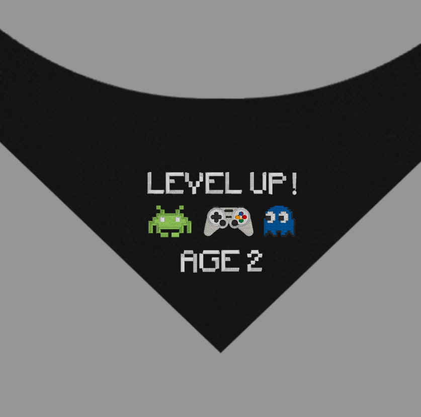 Level up Custom Dog Bandana