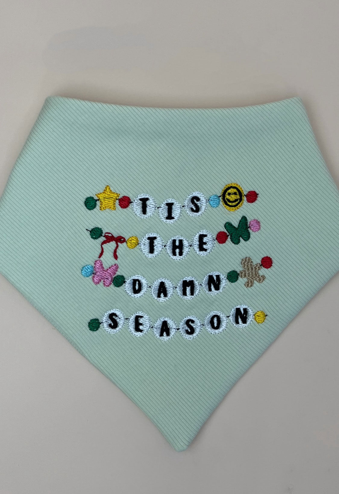 Season Embroidered Dog Bandana - Canoodle Company