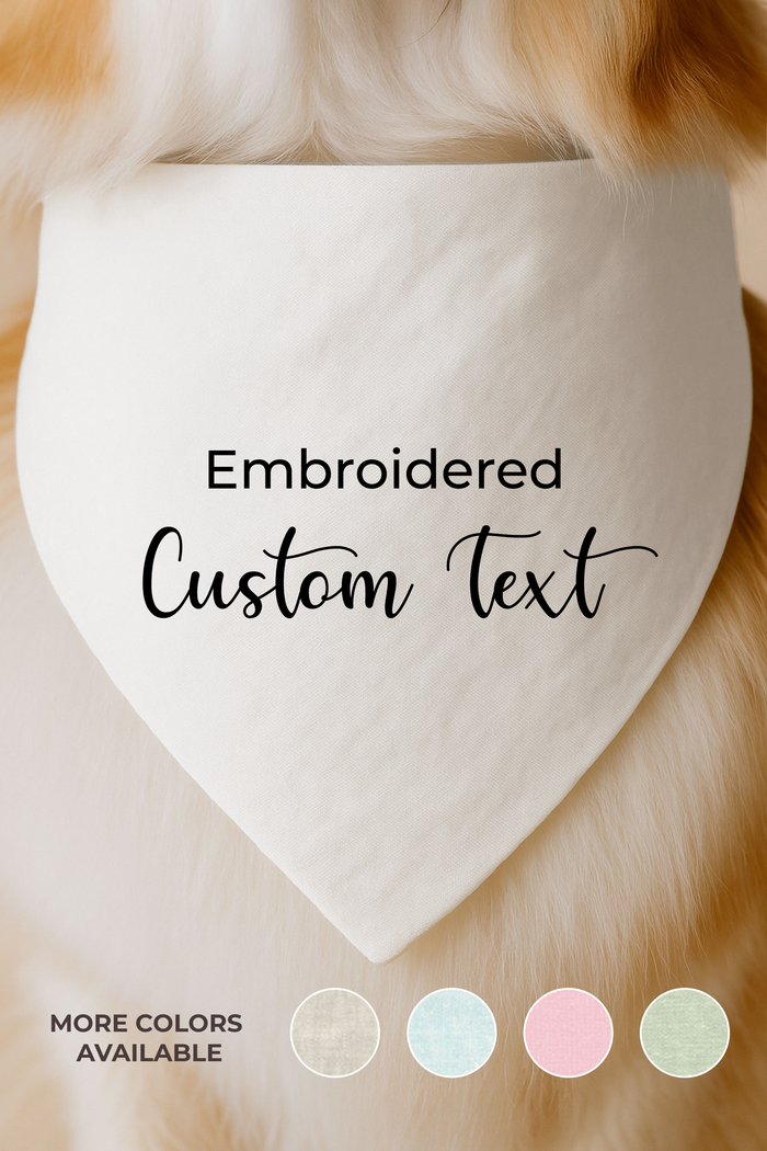 Design Your Bandana | Text Only